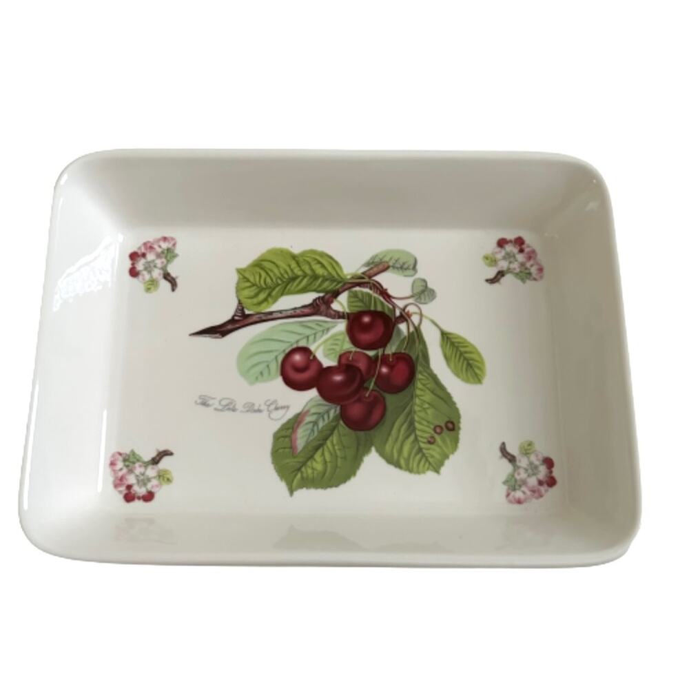 Portmeirion Pomona Lasagna Baking Casserole Dish 14x10.5 The Late Duke Cherry